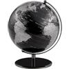 TROIKA Globo da 25 cm di diametro - Planet - base in metallo nero - asse mobile - nero, argento - TROIKA originale