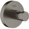 Grohe Essentials gancio portasciugamani, 40364AL1, Essentials hard graphite spazzolato [Accessori Bagno > Portasciugamani]