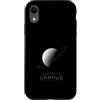 Uranus Astronomy Space Planet Orbit Custodia per iPhone XR Pianeta ad anelli Urano RA 04h 10m 33s DEC 20 53 59