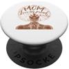 Black Mom African American Afro Women Mo Mamma Nera Orgoglioso Afro Americano Madre Afro Capelli Melanina PopSockets PopGrip Adesivo