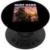 Funny Papa Bear Father Day Deer Duck Hun Hunt Hard cacciatore Caccia Vita da cacciatore Cervo Anatra PopSockets PopGrip Adesivo