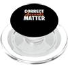 Foreign Language Teacher Appreciation Gli accenti corretti contano divertenti istruttori di lingue straniere PopSockets PopGrip per MagSafe