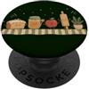 Doodle Character Friends Amanti della cottura retrò Cucina Doodle Friends PopSockets PopGrip Adesivo