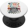 First Day of School Womens Teacher Teach Insegnante prescolare insegnamento uomo insegnante prescolare donne PopSockets PopGrip Adesivo