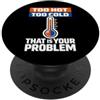 HVAC Tech HVAC Funny Heating Cooling HVA Tecnico HVAC Tecnologia HVAC Riscaldamento Raffreddamento Lavoratore HVAC PopSockets PopGrip Adesivo