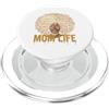 Black Mom African American Afro Women Mo Mamma Vita Nero Madre Afro Americano Mamma Melanina Capelli Afro PopSockets PopGrip per MagSafe