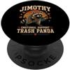 Jimothy Raccoon Panda Meme Tees Jimothy Raccoon Meme Supporto emotivo Panda PopSockets PopGrip Adesivo