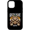Maine Coon Cat Gentle Feline Giant Lover Custodia per iPhone 12/12 Pro Delicato gatto gigante Maine Coon Entrambe le parole ugualmente vere