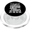 Funny Bachelor Party Apparel Co. Got Titties Bachelor Party Stag Groom Gag Mens Divertente PopSockets PopGrip per MagSafe