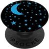 Moon Earth celestial body night full moo Stelle con Galassia Luna PopSockets PopGrip Adesivo