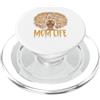 Black Mom African American Afro Women Mo Mamma Vita Nero Mamma Afro Capelli Afro Americano Madre Melanina PopSockets PopGrip per MagSafe