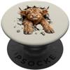 Rustic Cow Wall Club Simpatico design da parete con mucca delle Highland PopSockets PopGrip Adesivo