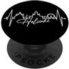 Skylines della Finlandia per i veri finl Helsinki Skyline Battito del Cuore Finlandia Amo Helsinki PopSockets PopGrip Adesivo