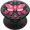 Belle Epoche Bugs Rosy Maple Moth Art Nouveau - Insetto decorativo rosa PopSockets PopGrip Adesivo