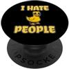Magliette E Regali Per I Fan Delle Paper Divertente Anatra Dolce Anatroccolo I Hate People PopSockets PopGrip Adesivo
