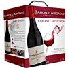 Baron d'Arignac - Vino Rosso Cabernet Sauvignon, Bag-in-Box, Formato Scorta (1 x 5 L)