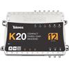 Televes K20, 950 - 2150 MHz, 49 - 84 dBμV, 75 ohm, 95 dBμV, 46 - 862 MHz, 8,28 MHz