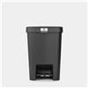 Brabantia Cestino a pedale StepUp - 25 L, grigio scuro