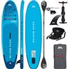 Aqua Marina Fusion SUP Board 330 cm gonfiabile - set completo incl. sedile da kayak e pagaia 2in1 - blu