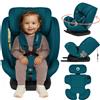 Lionelo Seggiolino auto Lionelo Bastiaan i-Size dalla nascita a 12 anni, da 0 kg a 36 kg, i-Size, Isofix + Top Tether - blu indaco