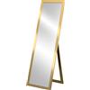Styler Specchio da terra STYLER, 46x146 cm, dorato lucido, rettangolare, con cornice in MDF. Specchio a figura intera, ideale per ingresso o camera da letto, dal design moderno e decorativo