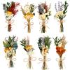 FIUTEKO 8 Bouquet Fiori Secchi - 13-15 cm per Bomboniere e Decorazione