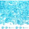 QINJIEJIE 700 diamanti acrilici in 5 misure, acquamarina, pietre preziose per bambini, caccia al tesoro, tesori dei pirati, sabbiera, riempitivi di vasi, matrimoni, feste, acquari