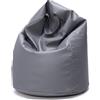 Ecopuf Pouf in similpelle con imbottitura in perline EPS, divano Etterfest, poltrona XXL per bambini, poltrona per adulti, sgabello, pouf, cameretta, sgabello da gaming, taglia S - 80x50 cm