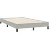 vidaXL Giroletto Senza Materasso Grigio Chiaro 120x220 cm Velluto, mobili Camera da Letto, Letto Matrimoniale, Letto Imbottito, Rete Letto