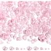 QINJIEJIE 700 diamanti acrilici in 5 misure, cristalli rosa per bambini, caccia al tesoro, tesori dei pirati, sabbiera, riempitivi di vasi, matrimoni, feste, acquari