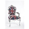 Way Home Store Poltrona Barocco stile Francese Luigi XVI Silver UK