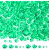 QINJIEJIE 700 diamanti acrilici verdi, 5 misure, cristalli verde scuro, per bambini, caccia al tesoro, tesori dei pirati, sabbiera, riempitivi di vasi, matrimoni, feste, acquari