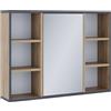 Vicco Specchio contenitore bagno Stephan, Rovere dorato, 80 x 59.2 cm