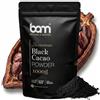 BAM Cacao Amaro in Polvere Nero - 100% Fave di Cacao Africane - Cacao in Polvere Intenso per Dolci, Biscotti Neri e Decorazioni - Senza Glutine e Senza Zucchero Aggiunto 1 kg