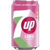 PRIME HYDRATION Seven Up ZERO Pink Lemonade Bevanda Zero Zuccheri Confezione da 330ml x 12 Lattine