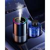 Towonshy 160ml Sensore Musicale Profumatore Auto Diffusore con Profumo (Brezza Marina), Elettrico Fragranze Deodorante, ON/Off Automatico, Nebulizzatore Ultrasuoni, 3 Modalità, Ricaricabile, Dura 12 M BJ-792