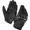 IRON JIA'S Guanti Moto Uomo Estivi Guscio Rigido in Fibra Carbonio Traspiranti Touch Screen Morbidi per Motociclismo Alpinismo Escursionismo Nero M