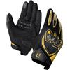 RIDEIRON Guanti moto estivi uomo donna, Traspiranti, Touch Screen, Protezione nocche, comodi guanti da mountain bike antiscivolo per corse fuoristrada Giallo M
