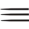 CyeeLife Punte per freccette di ricambio, punte lisce, rivestite di nero, 30 mm, 15 pezzi per confezione