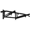 ONETWOFIT Barra Trazioni per Parete, Sbarra per Trazioni a Muro Multifunzione, Multi-Grip Pull Up Bar per Addominali Workout, Chin Up Bar per TRX e Sacco da Boxe, Max 200KG (BLACK-2)