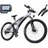 HX Q5 Shark Bici Elettrica Uomo da Montagna,27.5" bicicletta elettrica per Città e Off-Road, 48V 13/20A (Autonomia 100 km), Ammortizzatore Regolabile, E bike con Freno a Disco Idraulico
