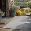 Teppium Tappeto da Esterno Grigio 80x250 cm, Resistente agli Agenti Atmosferici & UV, Ideale per Cucina, Balcone, Terrazza, Soggiorno e Sala da Pranzo, Design a tinta unita con bordo