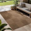 Carpetsale24 Tappeto per Interni ed Esterni, robusto, resistente alle intemperie e facile da pulire, con effetto juta naturale, ideale per soggiorno, cucina, terrazza, giardino e balcone, 160x230 cm