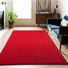 Carpetsale24 Tappeto per Soggiorno 120x170 cm Rosso Lavabile, Pelo Corto, Design Moderno, Monocromatico - Tappeto Lavabile Antiscivolo Extra Morbido e Fluffy per Camera da Letto, Cucina