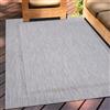 Teppium Tappeto da Esterno Impermeabile 60x100 cm Argento - Tappeto Resistente alle Intemperie e Lavabile in Lavatrice - Tappeto per Campeggio, Giardino, Balcone, Terrazza