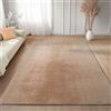Carpettex Tappeto Beige 240x340 cm Tappeto Lavabile a Pelo Corto, Antiscivolo e Morbido, Design Monocromatico Moderno per Soggiorno, Cucina e Corridoio, Camera da Letto