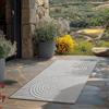 Teppium Tappeto da Esterno Grigio 80x250 cm, Resistente agli Agenti Atmosferici & UV, Ideale per Cucina, Balcone, Terrazza, Soggiorno e Sala da Pranzo, Design Boho Scandinavo