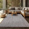 SIMPEX Tappeto Outdoor 80x150 cm Grigio Design Bordura Tessuto Piatto Resistente alle Intemperie Lavabile per Ingresso Balcone Cucina
