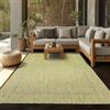SIMPEX Tappeto Outdoor 80x150 cm Verde Design Bordura Tessuto Piatto Resistente alle Intemperie Lavabile per Ingresso Balcone Cucina