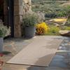 Teppium Tappeto da Esterno Beige 80x250 cm, Resistente agli Agenti Atmosferici & UV, Ideale per Cucina, Balcone, Terrazza, Soggiorno e Sala da Pranzo, Design a tinta unita con bordo